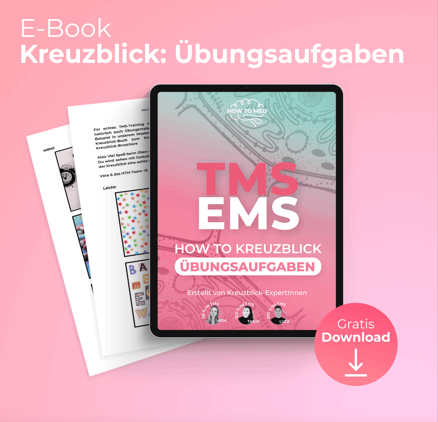 Kreuzblick-Training: Von leicht bis schwer