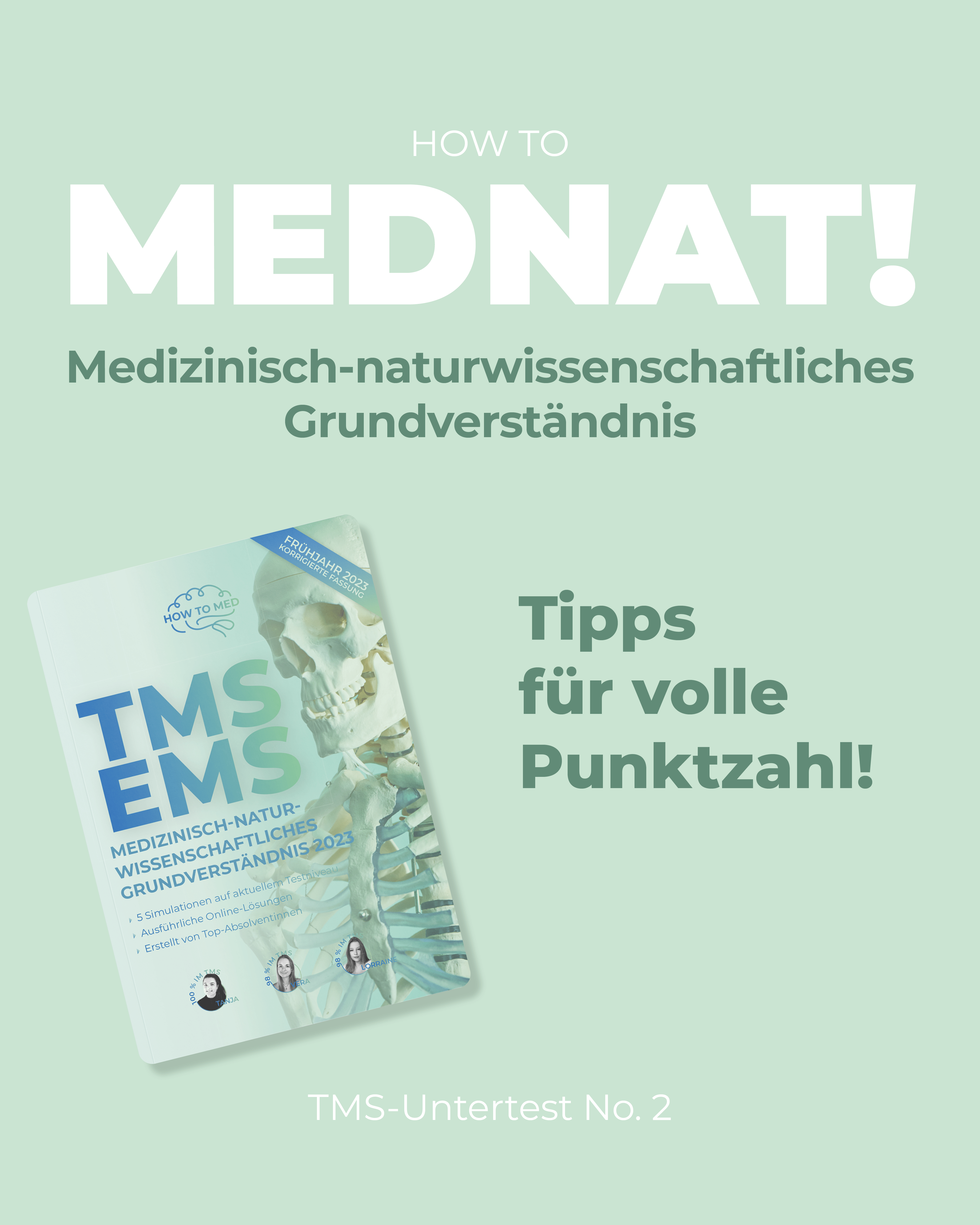 Med.-nat. Grundverständnis - Tipps für volle Punktzahl!